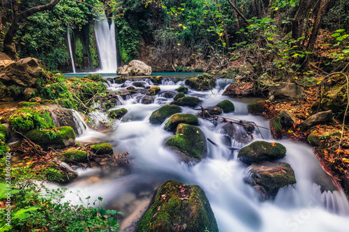 Waterfall Banias landscape photo