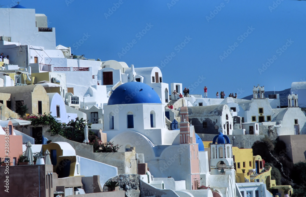 Fototapeta premium insel santorin
