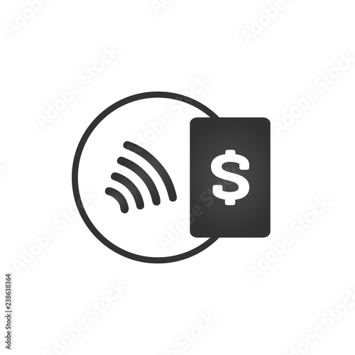 NFC Payment. Pos terminal c...