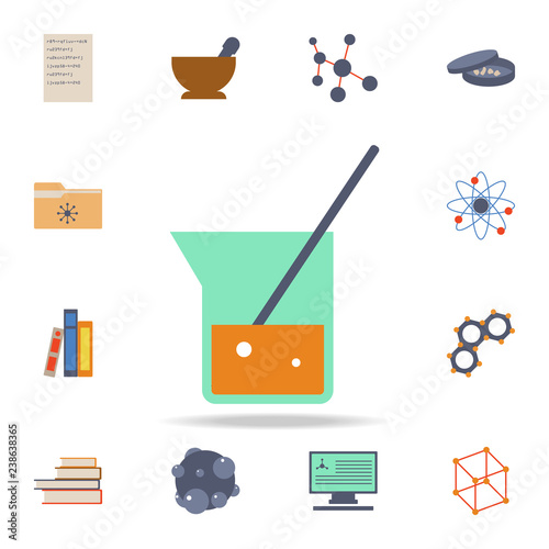 colored stick in vitro icon. Detailed set of colored science icons. Premium graphic design. One of the collection icons for websites, web design, mobile app