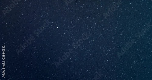 4K Time Lapse of Ursa Major or Big Dipper or Great Bear constellation photo
