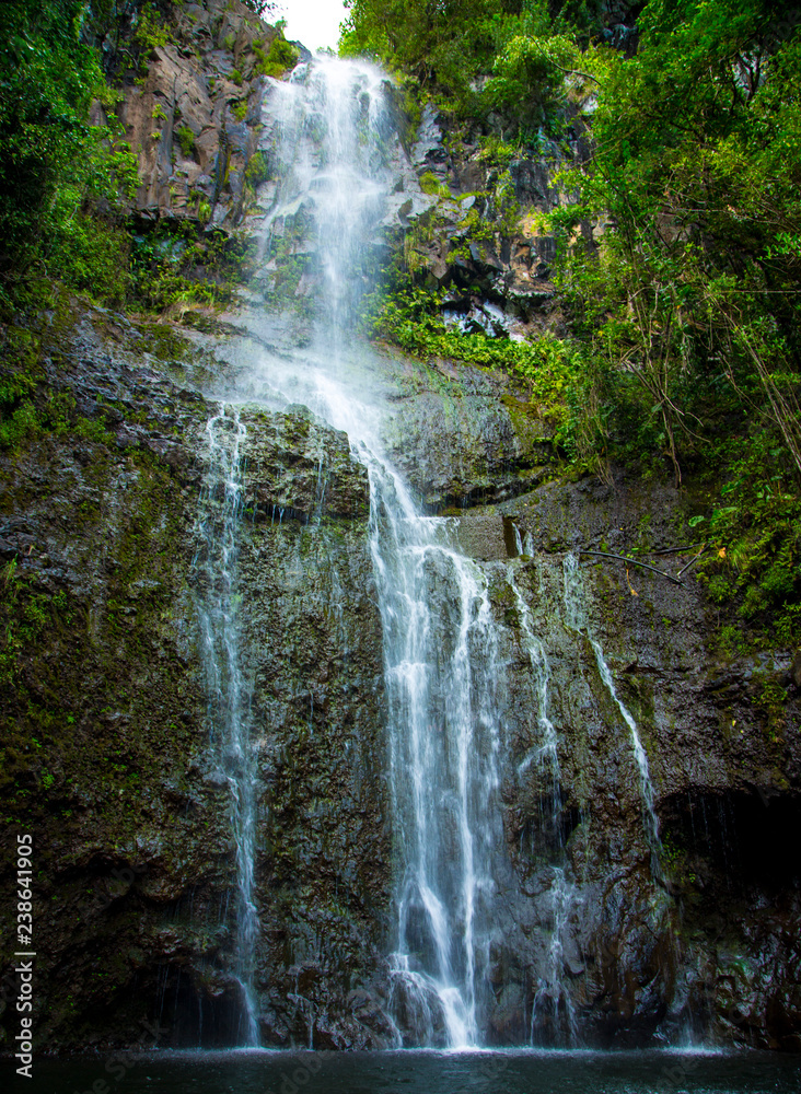 Waterfall on the road to Hana Maui Waterfall on the road to Hana Maui