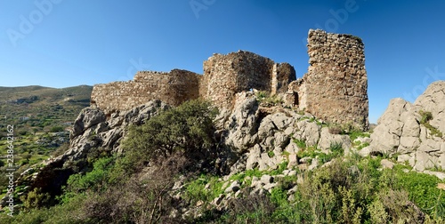 Selimiye castle on the Bozburun peninsula in Mugla province of T photo