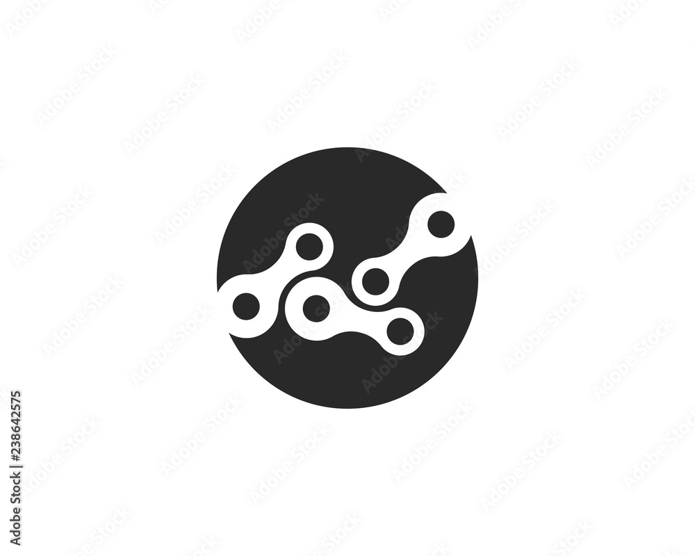 Fototapeta premium Chain logo design