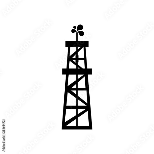 Oil derrick icon.