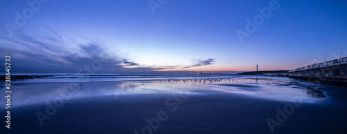 Seaburn beach Winter sunrise sunderland uk photo