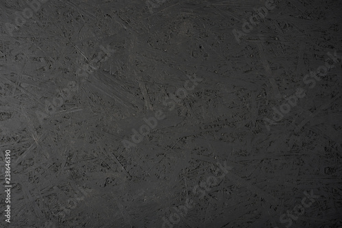Black painted OSB plate