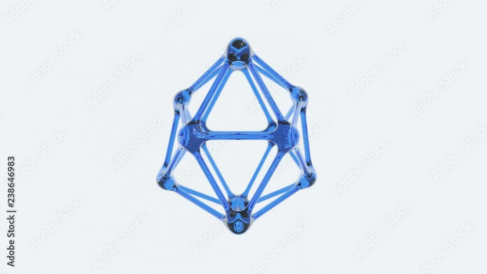 4K Abstract Glass Molecules. Seamless looping 4K Abstract Glass Molecules. Seamless looping