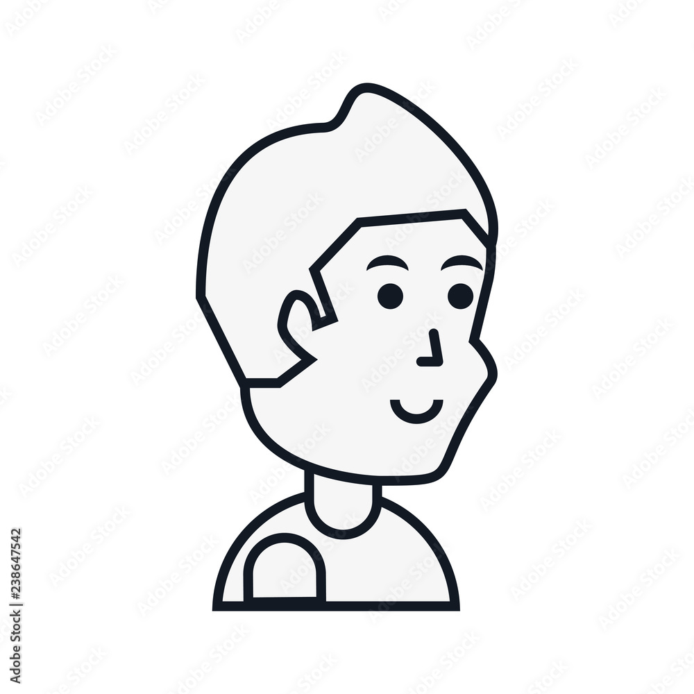 young man avatar character