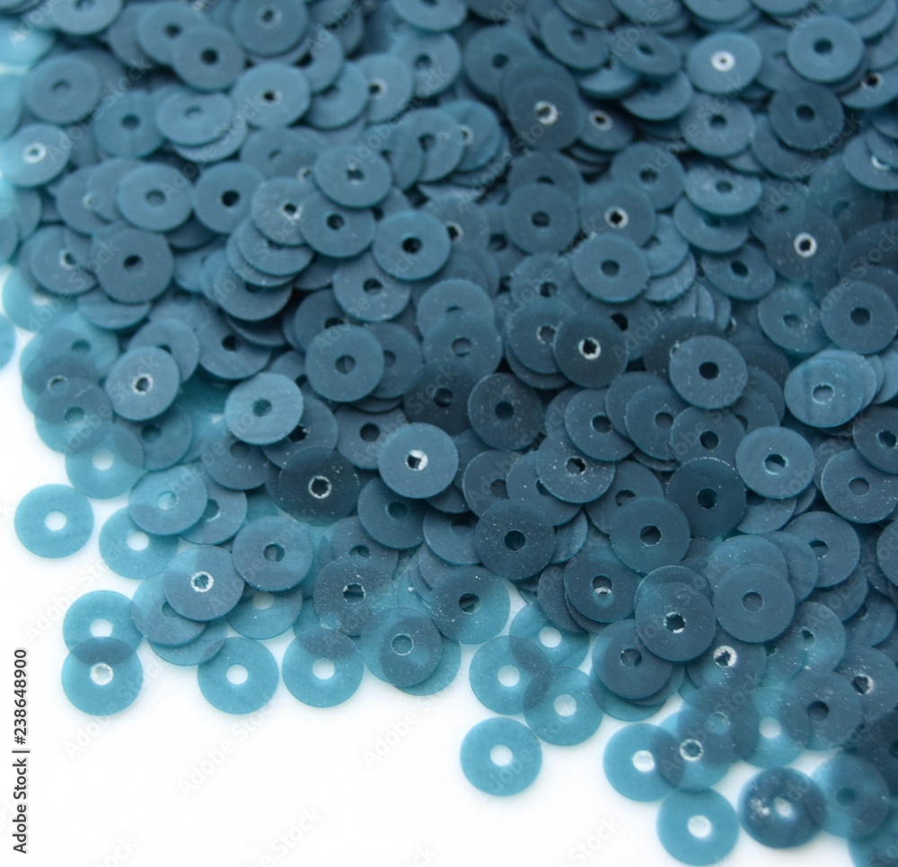 drops of water on blue background