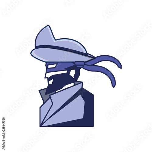 cybernetic pirate avatar icon