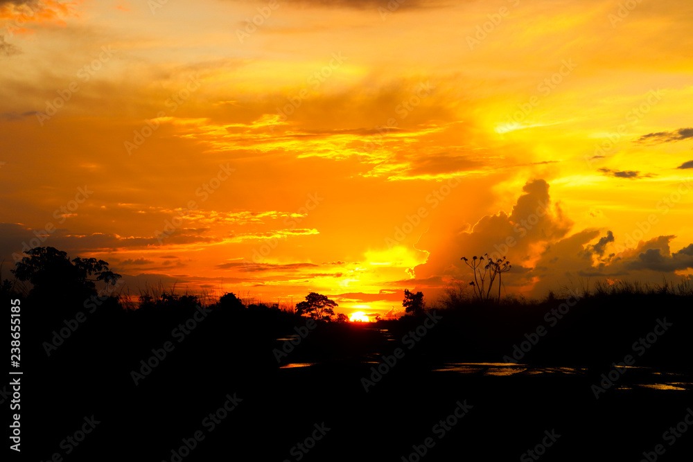 Por do sol no Mato Grosso Por do sol no Mato Grosso