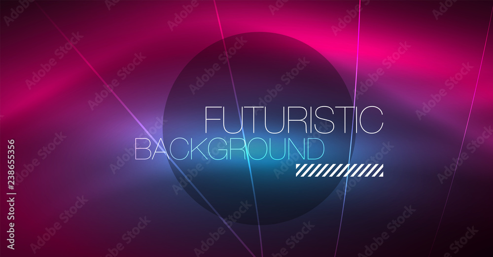 Digital technology abstract background - neon geometric design. Abstract glowing lines. Colorful techno background. Futuristic shape. Digital technology abstract background - neon geometric design. Abstract glowing lines. Colorful techno background. Futuristic shape.