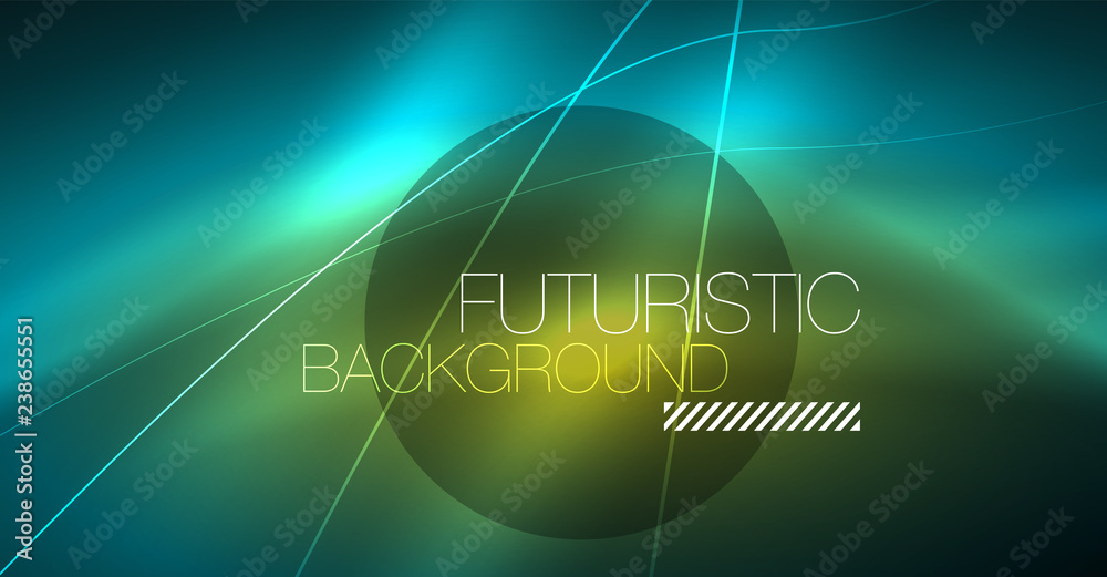 Digital technology abstract background - neon geometric design. Abstract glowing lines. Colorful techno background. Futuristic shape. Digital technology abstract background - neon geometric design. Abstract glowing lines. Colorful techno background. Futuristic shape.