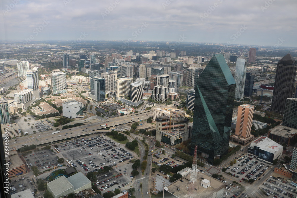 Fototapeta premium Downtown from the 65th floor