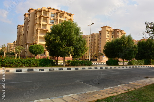 Wallpaper Mural residential area in a new constructed district in Egypt Torontodigital.ca