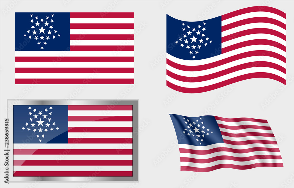 Flag of the US 26 Stars Version 2