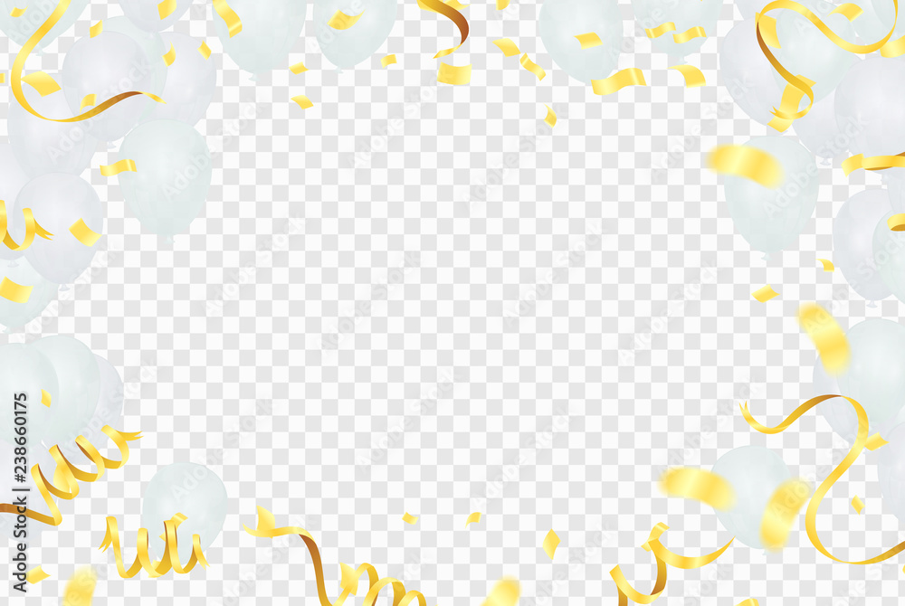 Celebration party banner with balloons background. Sale Vector illustration.Sale, Anniversary and Club Design Celebration party banner with balloons background. Sale Vector illustration.Sale, Anniversary and Club Design