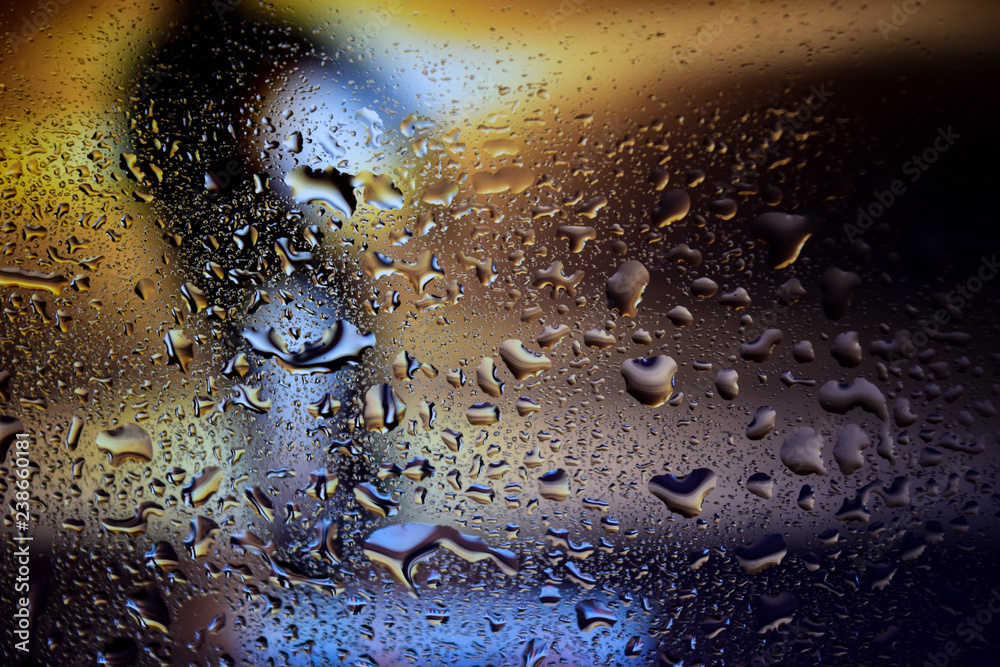 Water drops close up. Abstract bokeh background of waterdrops, droplets. Water drops close up. Abstract bokeh background of waterdrops, droplets.