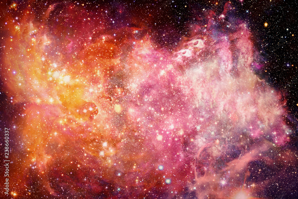 Artistic Multicolored Beautiful Bright Galaxy Background