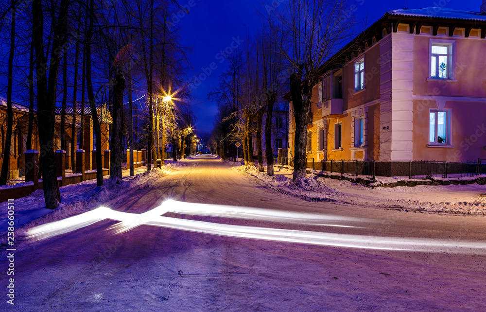 Fototapeta premium street at night