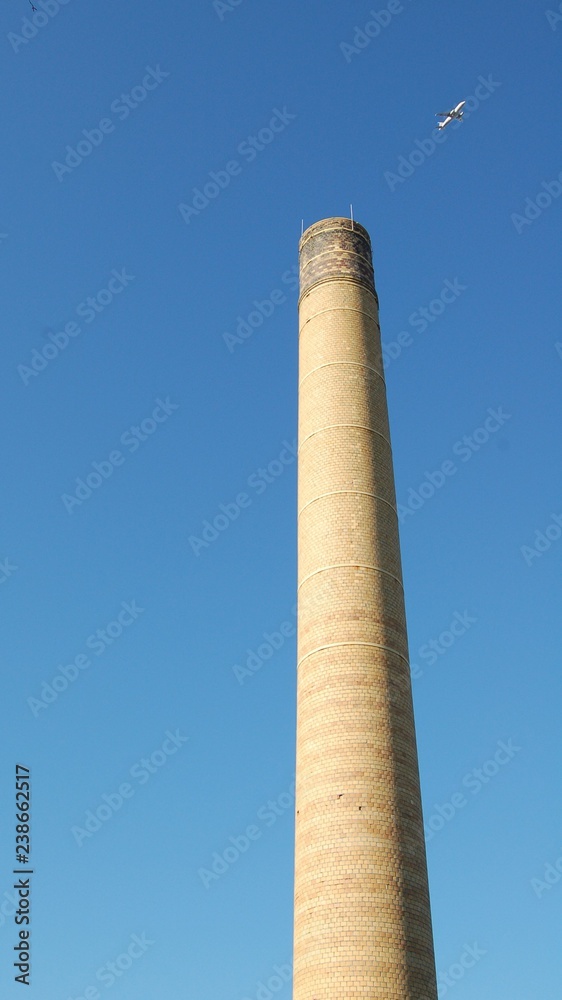 old factory chimney