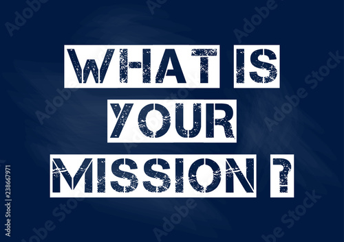 What is your mission business concept Vector illustration for design