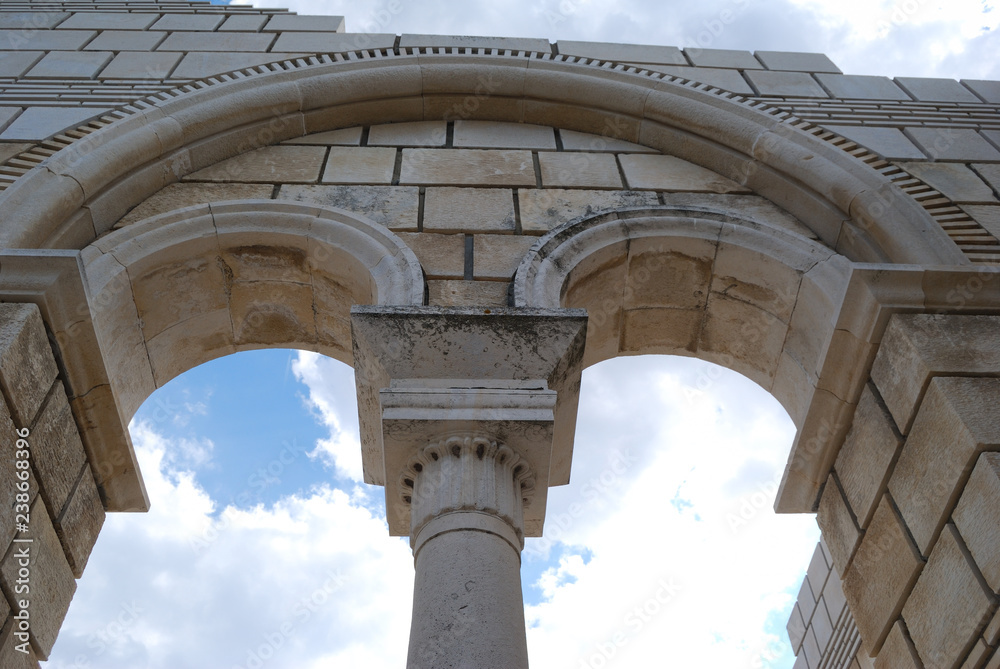 Obraz premium Great Basilica of Pliska, Bulgaria