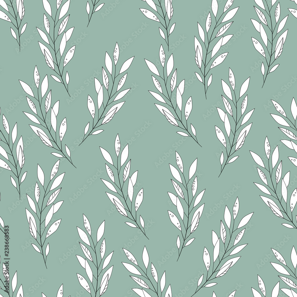 Vector floral seamless pattern. botanical backdrop Vector floral seamless pattern. botanical backdrop
