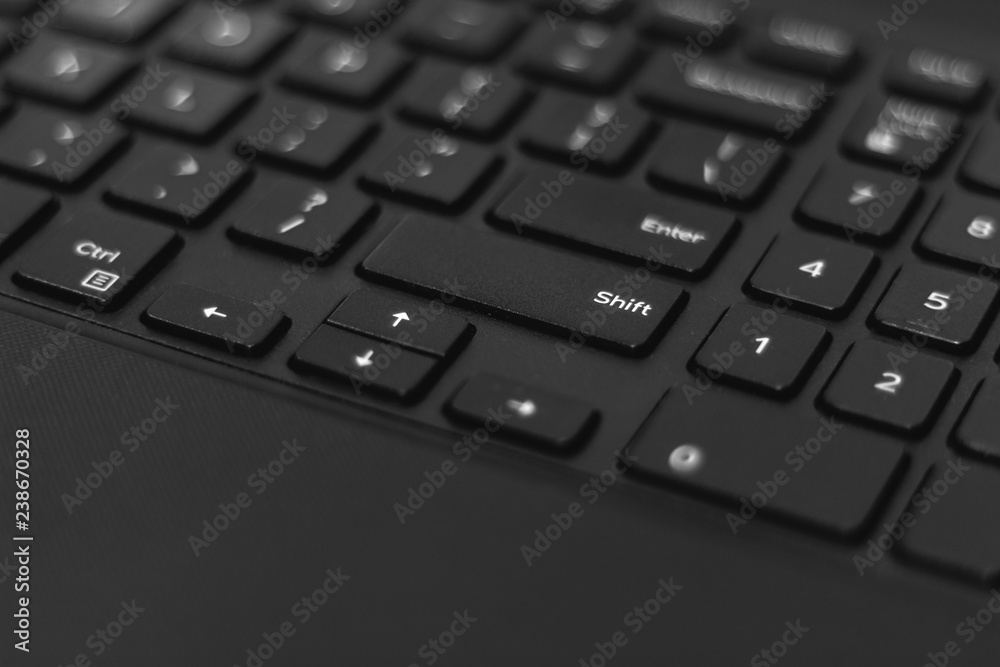 Detail of a keyboard 