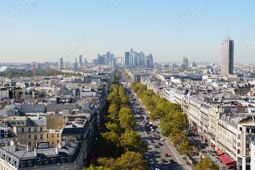  View from Arc de Triomphe,Paris