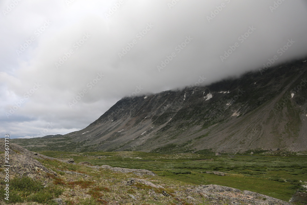 landscape with mountains and clouds landscape with mountains and clouds