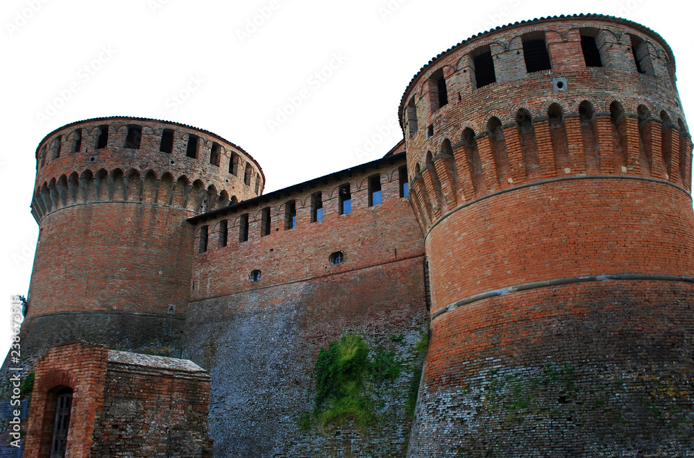 Medieval fortress in Dozza Imolese, near Bologna, Italy