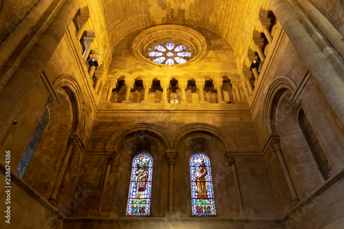 Interior of Lisbon Church. /Lisbon, Portugal