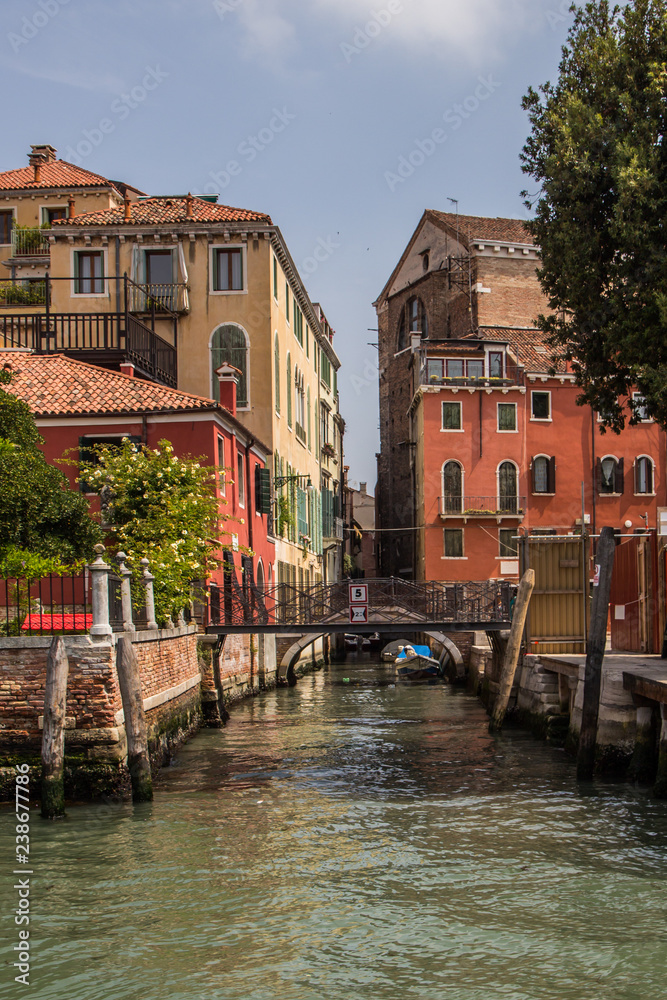 The serenity of the Venice canals