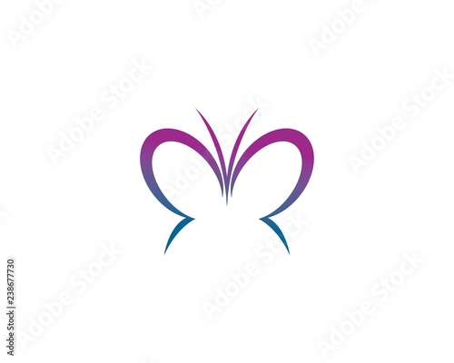 Beauty Butterfly Logo Template Vector icon design  
