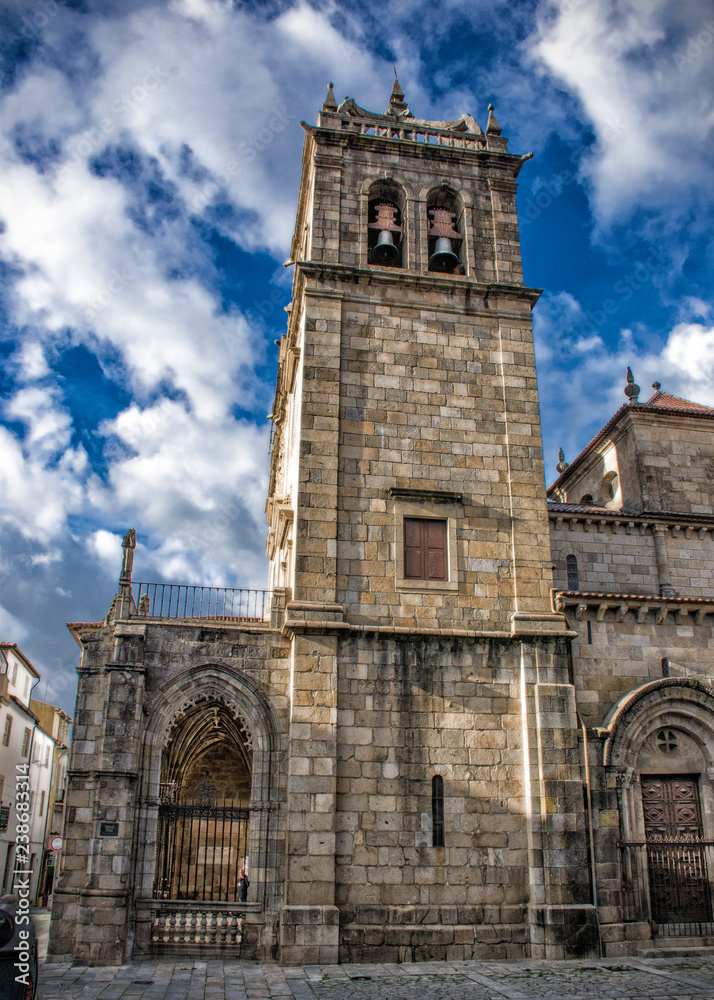 Cathedral Bells with Bold Sky, Braga, Portugal