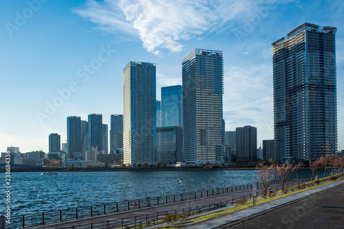 Luxurious apartment group on the waterfront