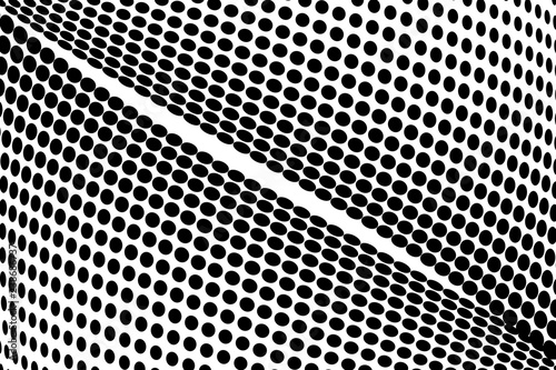 Abstract halftone pattern. Vector halftone dots background for design banners, posters, business projects, pop art texture, covers. Geometric black and white texture.