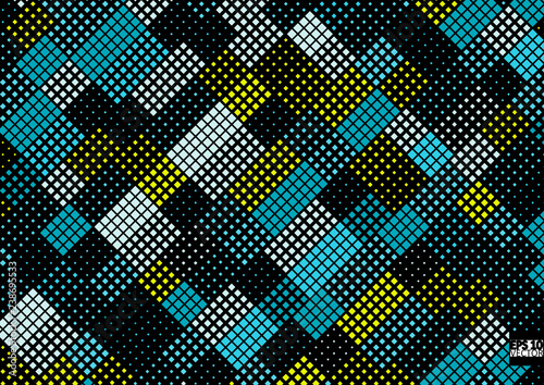 Abstract square pixel mosaic background. Eps10 Vector illustration