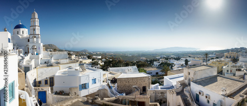 Photos Classical Oia town with Orthodox Church; Santorini Island; Greece