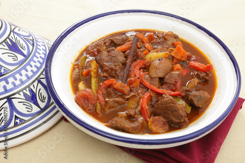 Moroccan beef tagine