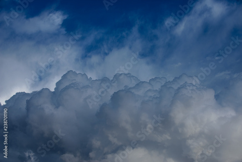 Clouds with blue sky backgrounds © joesayhello