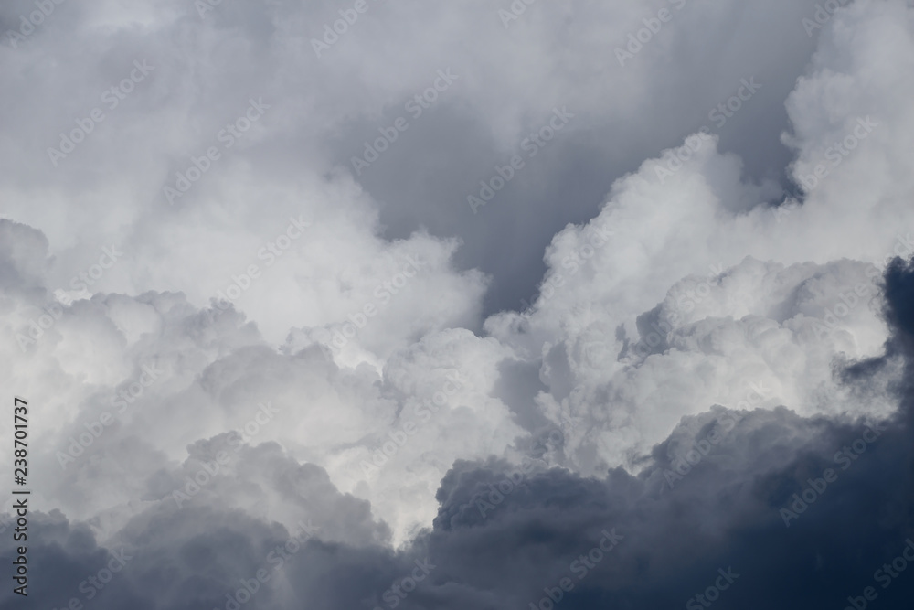 Clouds with blue sky backgrounds