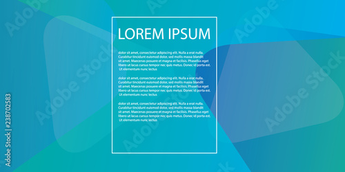 abstract background with soft gradient color and rounded triangle for website header or landing page