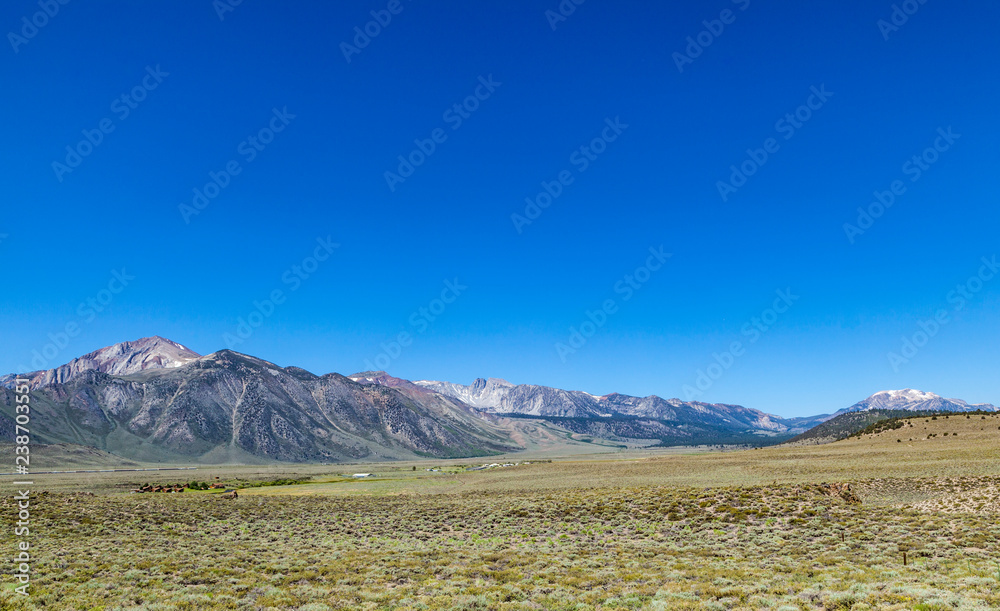 Mountain range, Eastern Sierra Mountains, Mono County, Benton ,USA Mountain range, Eastern Sierra Mountains, Mono County, Benton ,USA