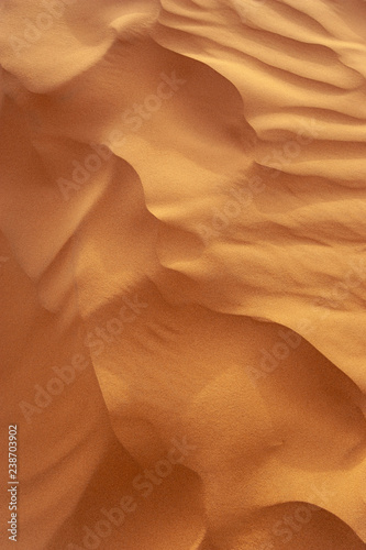Sandstruktur im Wüstensand