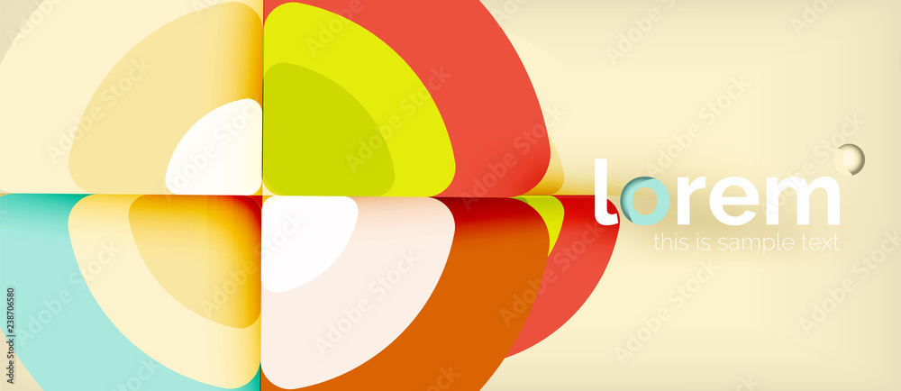 Circles and triangles geometric abstract background. Trendy abstract layout template for business or technology presentation or web brochure cover, wallpaper Circles and triangles geometric abstract background. Trendy abstract layout template for business or technology presentation or web brochure cover, wallpaper