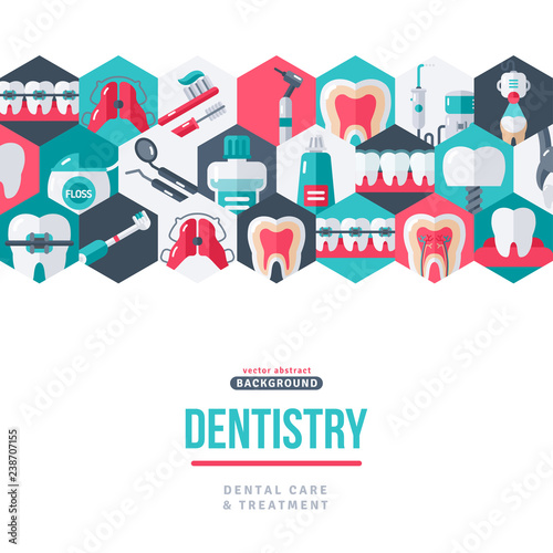 Dentistry tooth care banner