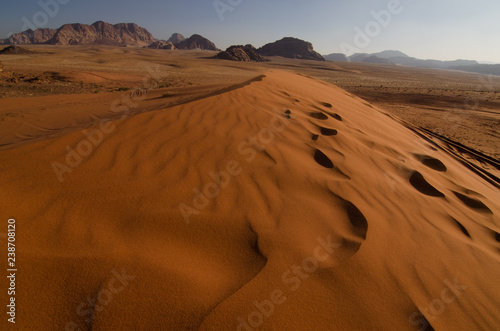 W  ste Wadi Rum  Jordanien